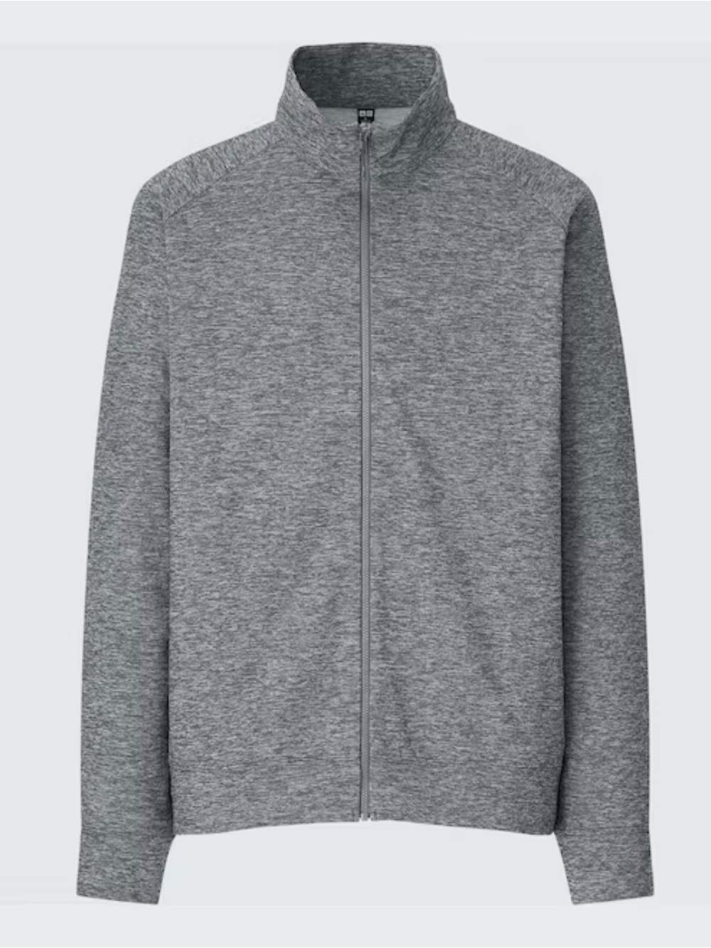 Uniqlo Ultra Stretch Active Zip-Up Jacket Men's Heather Gray Active Jacket L